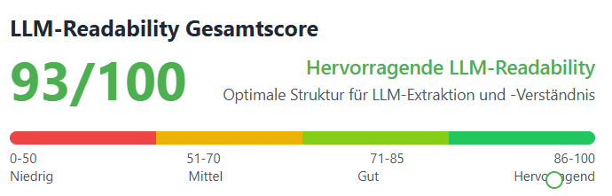 LLM-Checker Aufgesang